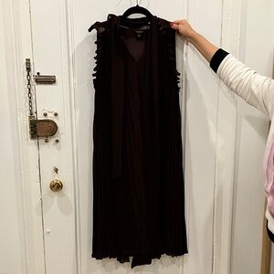 Ann Taylor Deep Burgundy Midi Dress